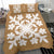 Hawaiian Bedding Set Royal Pattern - Gold - C2 Style - Polynesian Pride