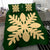 Hawaiian Royal Pattern Bedding Set - Green - D1 Style - Polynesian Pride