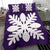 Hawaiian Royal Pattern Bedding Set - Purple - D1 Style - Polynesian Pride