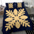 Hawaiian Royal Pattern Bedding Set - Indigo - D1 Style - Polynesian Pride