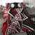 Nauru Bedding Set - Tribal Flower Special Pattern Red Color - Polynesian Pride