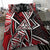 Niue Bedding Set - Tribal Flower Special Pattern Red Color - Polynesian Pride