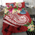 Tahiti Polynesian Bedding Set - Summer Plumeria (Red) - Polynesian Pride