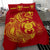 Hawaii Polynesian Bedding Set - Vintage Polynesian Turtle (Red) - Polynesian Pride