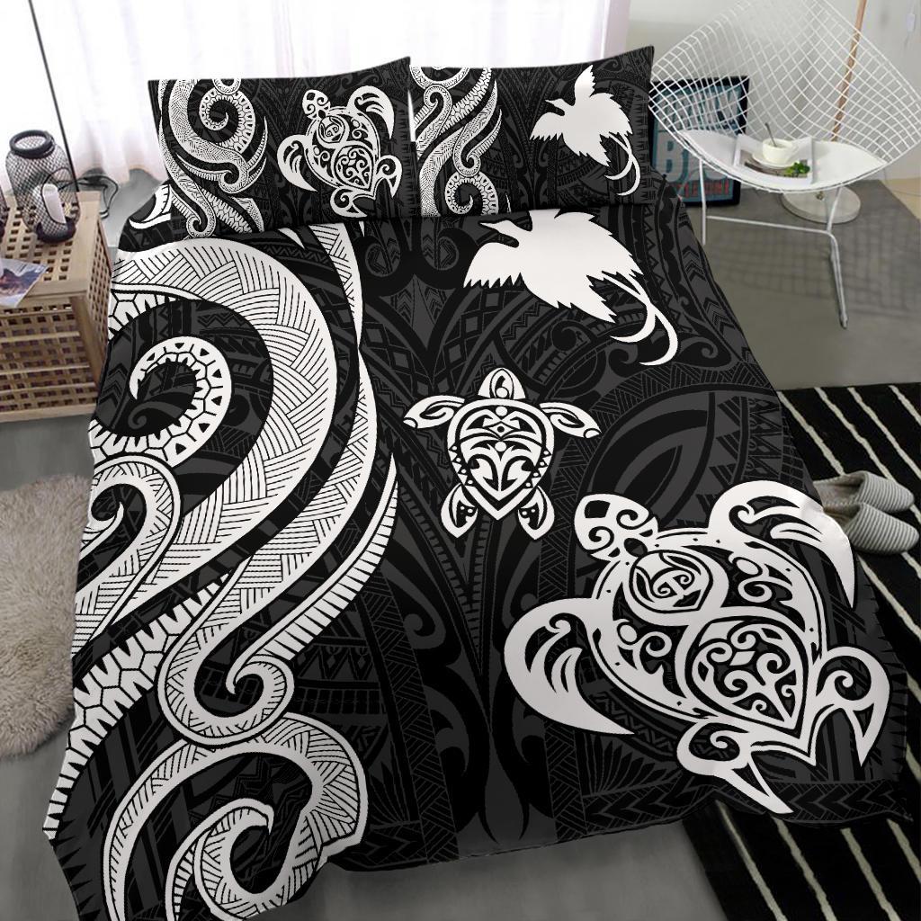 Papua New Guinea Bedding Set - White Tentacle Turtle - Polynesian Pride