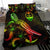 Guam Polynesian Bedding Set - Turtle With Blooming Hibiscus Reggae - Polynesian Pride