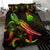 New Caledonia Polynesian Bedding Set - Turtle With Blooming Hibiscus Reggae - Polynesian Pride