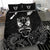 Maori Aotearoa Rugby Haka Bedding Set New Zealand Silver Fern - Black - Polynesian Pride