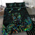 Maori Aotearoa Rugby Haka Bedding Set New Zealand Silver Fern - Paua Shell - Polynesian Pride