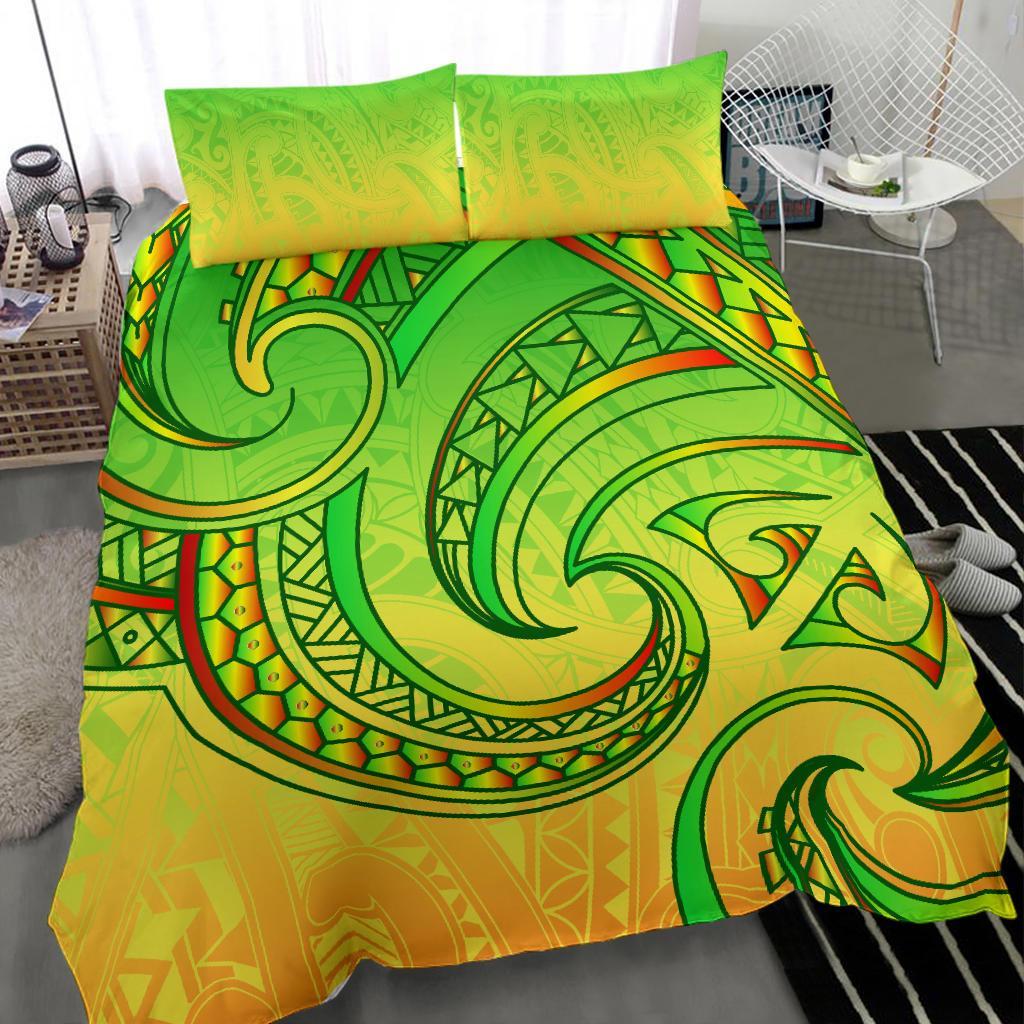 New Zealand Maori Mangopare Bedding Set Polynesian - Rasta - Polynesian Pride