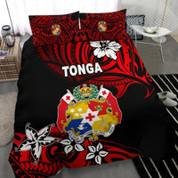 Mate Ma'a Tonga Rugby Bedding Set Polynesian Unique Vibes - Red - Polynesian Pride