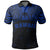 Hawaiian Kanaka Polo Shirt Demodern Blue - Polynesian Pride