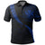 Hawaiian Kanaka Polo Shirt Mano Kihikihi Blue - Polynesian Pride