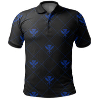 Kanaka Maoli Polo Shirt Regal AH - Polynesian Pride