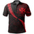 Hawaiian Kanaka Polo Shirt Mano Kihikihi Red - Polynesian Pride