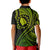 Atiu Cook Islands Polo Shirt Green Polynesian Wave Style LT9 - Polynesian Pride