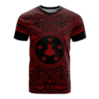 Austral Islands T Shirt Austral Islands Coat of Arms Polynesian Red Black Unisex Red - Polynesian Pride
