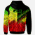 Fiji Zip Hoodie Reggage Color Symmetry Style - Polynesian Pride