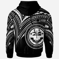 Federated States of Micronesia Zip Hoodie Cross Style - Polynesian Pride