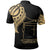 Tokelau Custom Polo Shirt Tokelauan Tatau Gold Patterns - Polynesian Pride