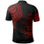 Solomon Islands Polo Shirt Melanesian Tatau Red Patterns With Coat Of Arms - Polynesian Pride