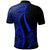 Palau Polo Shirt Blue Polynesian Tentacle Tribal Pattern - Polynesian Pride