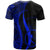 Chuuk Custom T Shirt Blue Micronesian Tentacle Tribal Pattern - Polynesian Pride