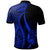 Tonga Polo Shirt Blue Polynesian Tentacle Tribal Pattern - Polynesian Pride