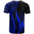 Federated States of Micronesia Custom T Shirt Blue Micronesian Tentacle Tribal Pattern - Polynesian Pride