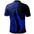 Hawaii Custom Polo Shirt Blue Polynesian Tentacle Tribal Pattern - Polynesian Pride