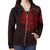 Maori Tattoo Style All Over Zip Hoodie Red Version - Polynesian Pride