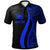 Samoa Custom Polo Shirt Blue Polynesian Tentacle Tribal Pattern Unisex Blue - Polynesian Pride