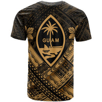 Guam Polynesian T Shirt Guam Gold Seal Camisole Hibiscus Style - Polynesian Pride