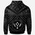 Kosrae Custom Zip up Hoodie Kosrae Flag In Polynesian Tattoo Style (Black) - Polynesian Pride