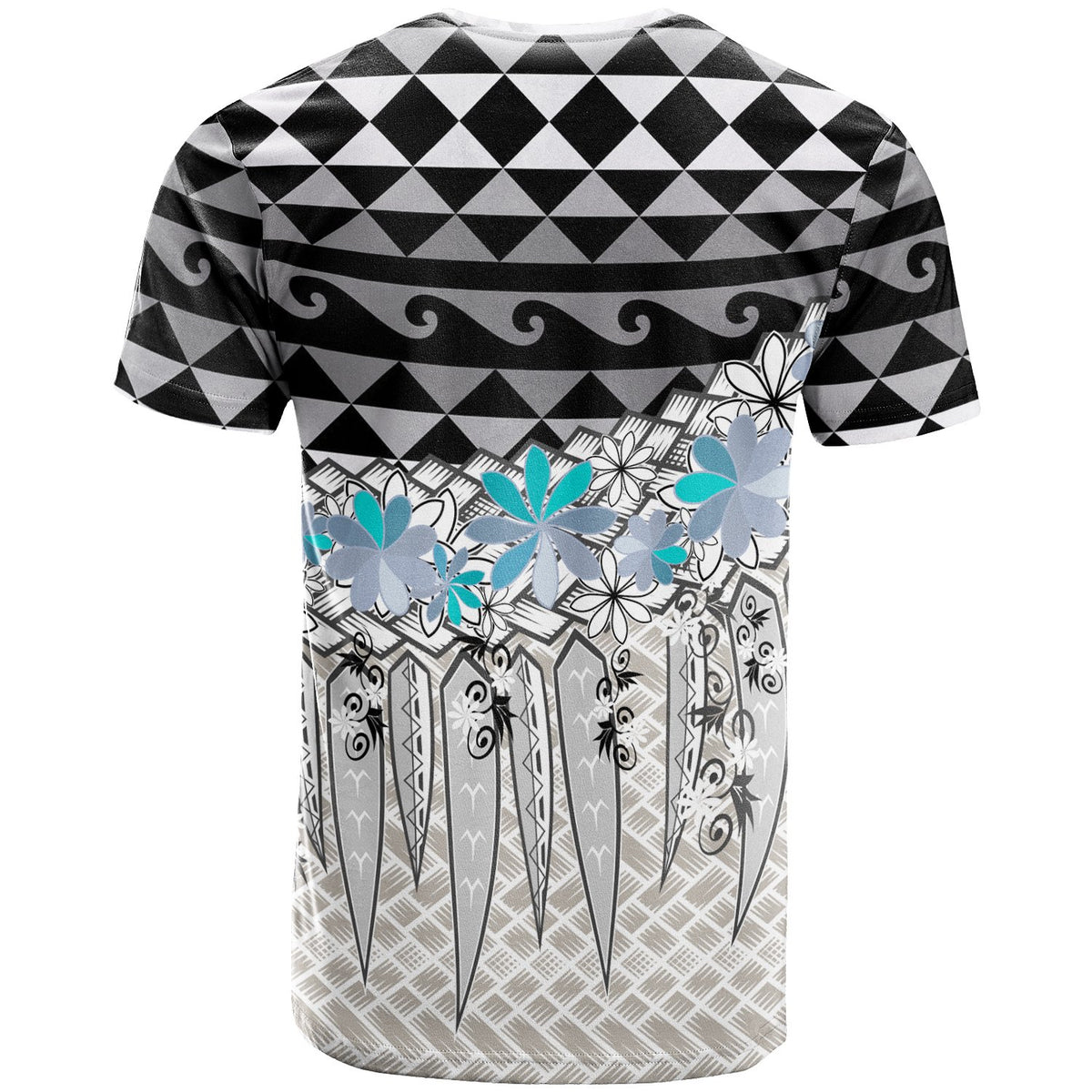 Wallis and FutunaT Shirt Coconut Leaves Weave Pattern - Polynesian Pride