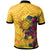 Polynesian Polo Shirt Vanuatu Symbols With Hibiscus - Polynesian Pride