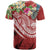 FSM Polynesian T Shirt Summer Plumeria (Red) - Polynesian Pride