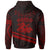 Tonga Hoodie In My Heart Style Red Polynesian Patterns - Polynesian Pride