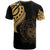 Samoa Custom T Shirt Samoan Tatau Gold Patterns - Polynesian Pride