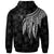 Niue Custom Zip up Hoodie Polynesian Wings (White) - Polynesian Pride