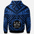 Fiji Custom Hoodie Fiji Seal With Polynesian Tattoo Style (Blue) - Polynesian Pride