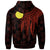 Palau Polynesian Custom Hoodie Polynesian Wings (Red) - Polynesian Pride