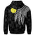 Palau Hoodie Polynesian Wings (White) - Polynesian Pride