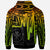 Hawaii Custom Zip up Hoodie Kanaka Maoli With Polynesian Pattern In Heartbeat Style (Reggae) - Polynesian Pride