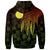 Palau Polynesian Custom Zip up Hoodie Polynesian Wings (Reggae) - Polynesian Pride