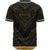 Wallis and Futuna Baseball Shirt - Polynesian Gold Patterns Collection - Polynesian Pride