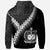 Samoa Zip up Hoodie Coat of Arms With Polynesian Tattoo - Polynesian Pride
