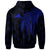 Tokelau Hoodie Polynesian Wings (Blue) - Polynesian Pride