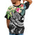 Papua New Guinea Polynesian T Shirt Summer Plumeria (Black) - Polynesian Pride