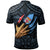 Fiji Custom Polo Shirt Viti In Me (Blue) - Polynesian Pride